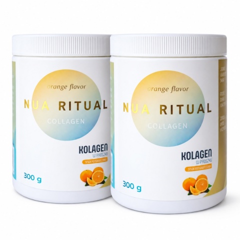 NUA RITUAL Collagen 2 × 300 g – kolagen hydrolizowany z witaminą C i biotyną + DARMOWA DOSTAWA