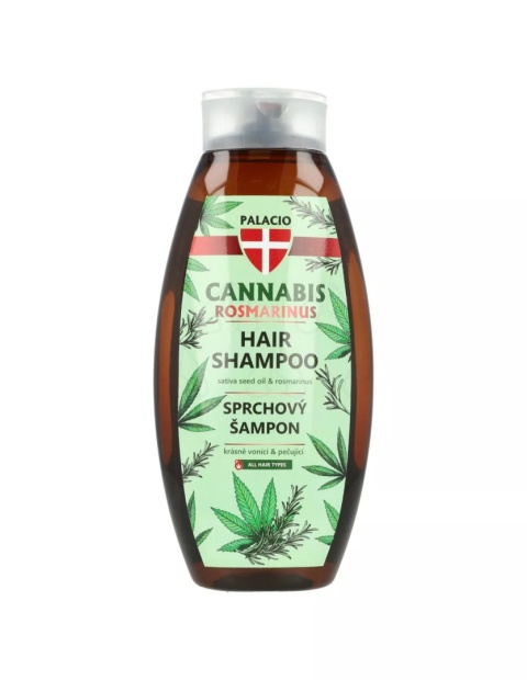 Palacio Cannabis Rosmarinus – Szampon konopny do włosów z rozmarynem 500 ml