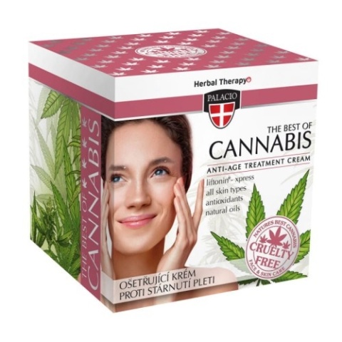 Krem na dzień z olejem konopnym i CBD – przeciwstarzeniowy | 50 ml