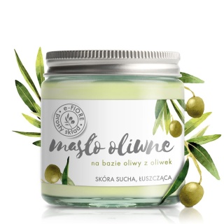 Masło oliwne 100% naturalne z witaminą A+E do skóry suchej i wrażliwej 120 ml