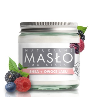Naturalne masło do ciała Owoce Lasu z masłem shea 120 ml