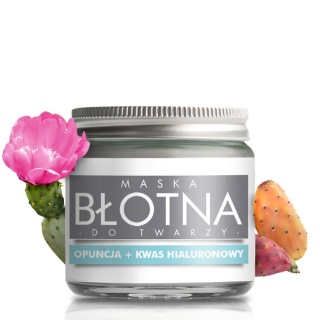 Maska Błotna z Morza Martwego – Spirulina, Opuncja i Kwas Hialuronowy 100 g
