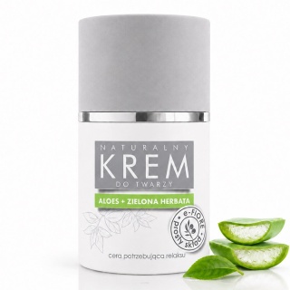 e-FIORE ALOE CALM Krem do twarzy z aloesem i zieloną herbatą 50 ml