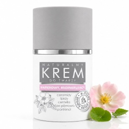 e-FIORE Barierowy krem do twarzy z różą piżmową do skóry suchej 50 ml